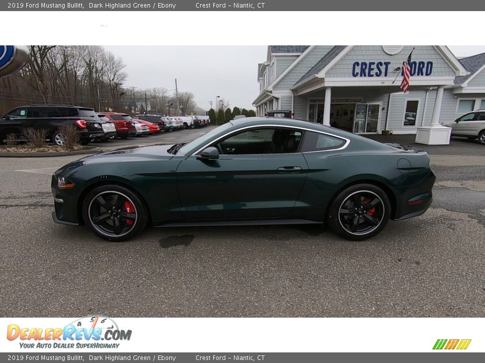 2019 Ford Mustang Bullitt Dark Highland Green / Ebony Photo #4