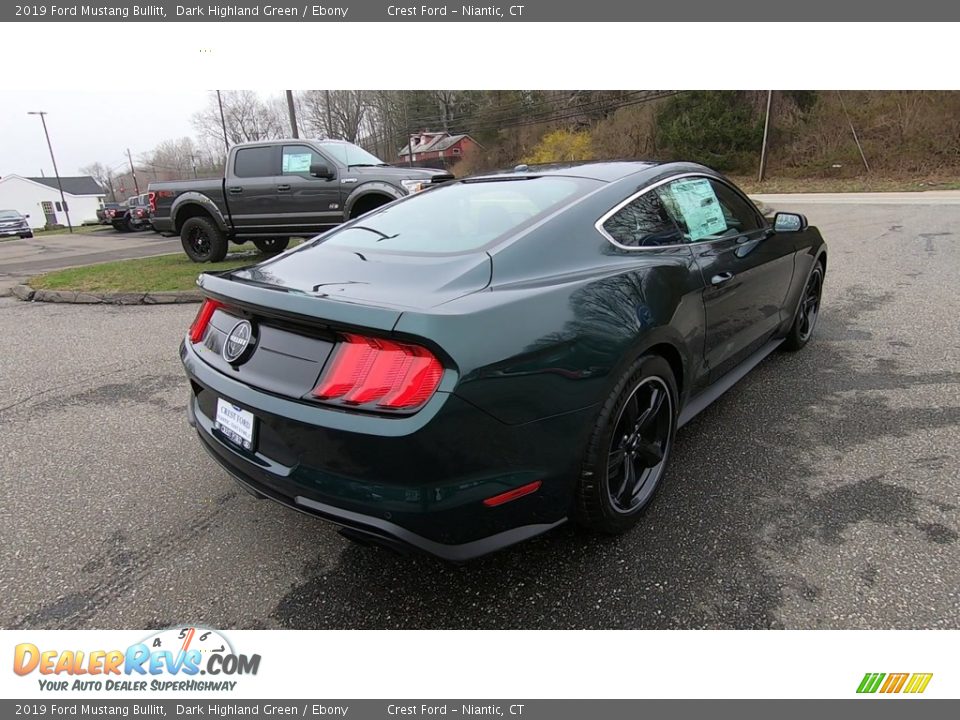 2019 Ford Mustang Bullitt Dark Highland Green / Ebony Photo #7