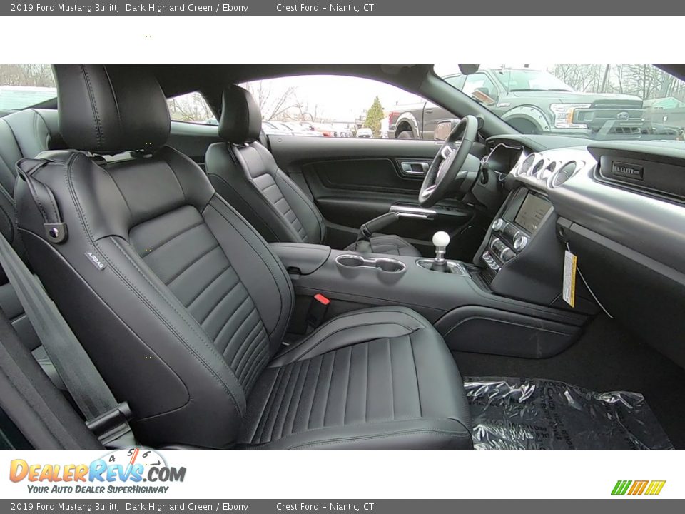 Ebony Interior - 2019 Ford Mustang Bullitt Photo #23