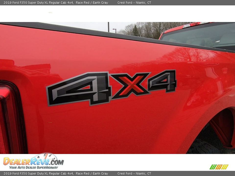 2019 Ford F350 Super Duty XL Regular Cab 4x4 Race Red / Earth Gray Photo #9