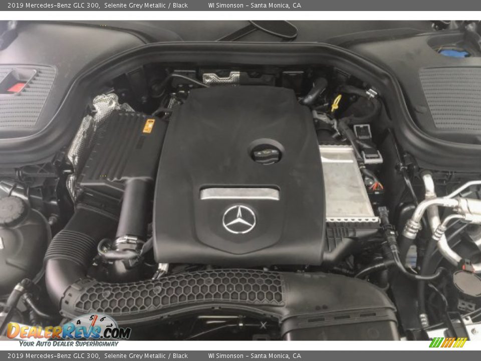 2019 Mercedes-Benz GLC 300 Selenite Grey Metallic / Black Photo #8