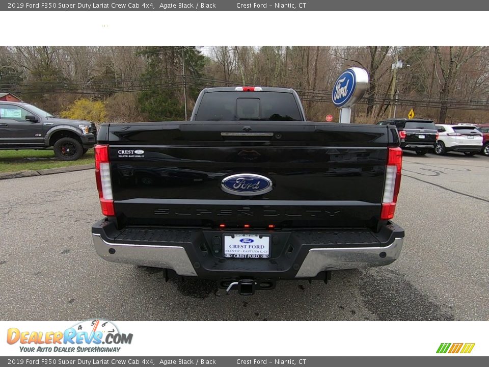 2019 Ford F350 Super Duty Lariat Crew Cab 4x4 Agate Black / Black Photo #6