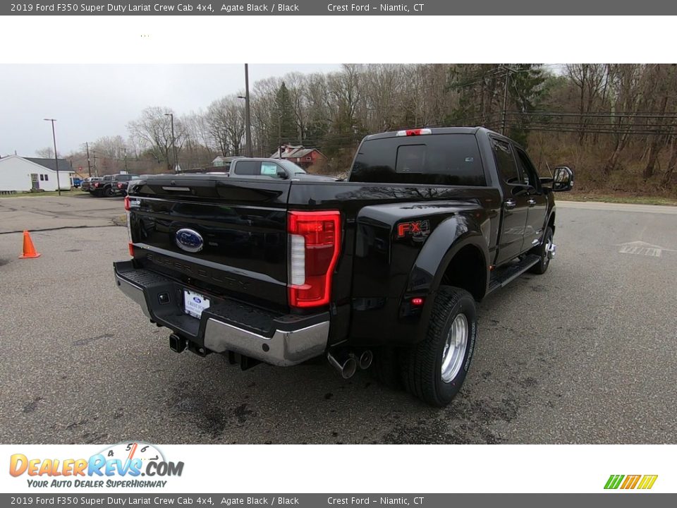 2019 Ford F350 Super Duty Lariat Crew Cab 4x4 Agate Black / Black Photo #7
