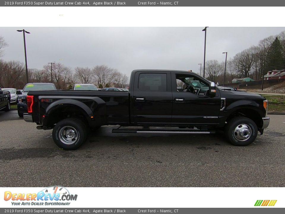 2019 Ford F350 Super Duty Lariat Crew Cab 4x4 Agate Black / Black Photo #8