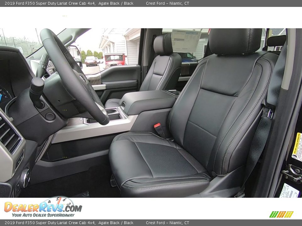 2019 Ford F350 Super Duty Lariat Crew Cab 4x4 Agate Black / Black Photo #11