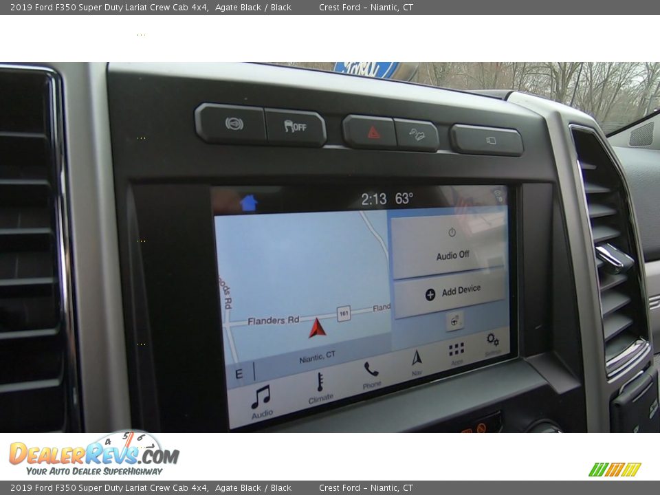 2019 Ford F350 Super Duty Lariat Crew Cab 4x4 Agate Black / Black Photo #14