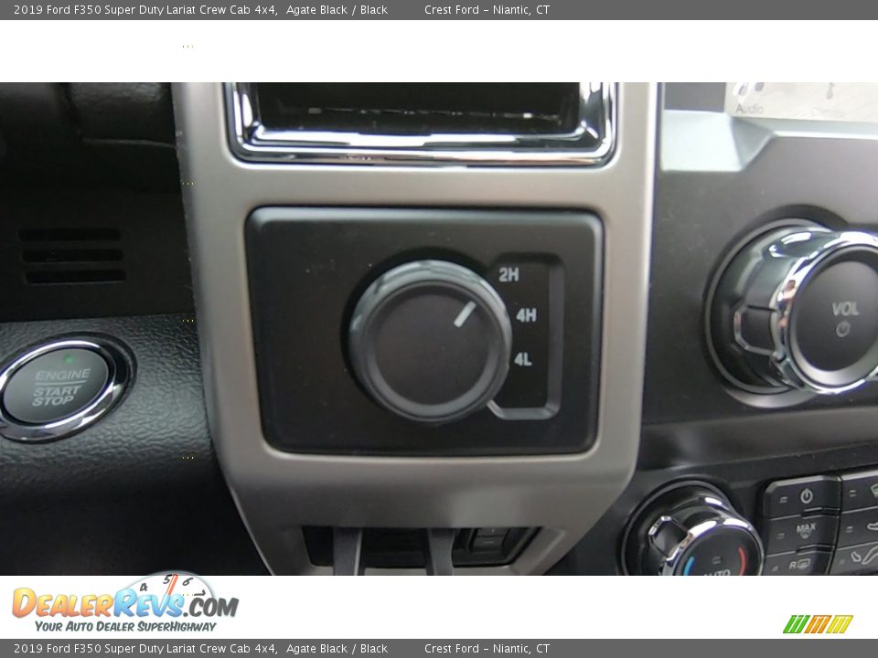 2019 Ford F350 Super Duty Lariat Crew Cab 4x4 Agate Black / Black Photo #16