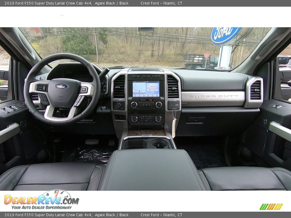 2019 Ford F350 Super Duty Lariat Crew Cab 4x4 Agate Black / Black Photo #19