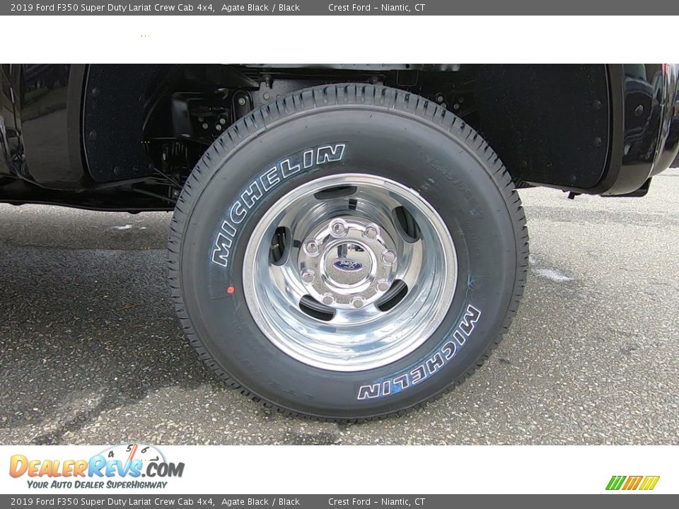 2019 Ford F350 Super Duty Lariat Crew Cab 4x4 Agate Black / Black Photo #20