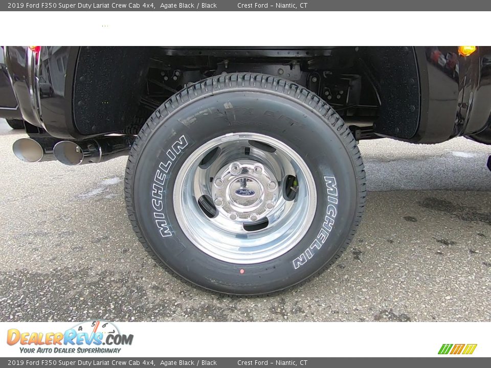 2019 Ford F350 Super Duty Lariat Crew Cab 4x4 Agate Black / Black Photo #22