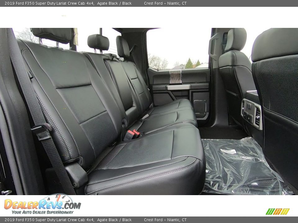 2019 Ford F350 Super Duty Lariat Crew Cab 4x4 Agate Black / Black Photo #23