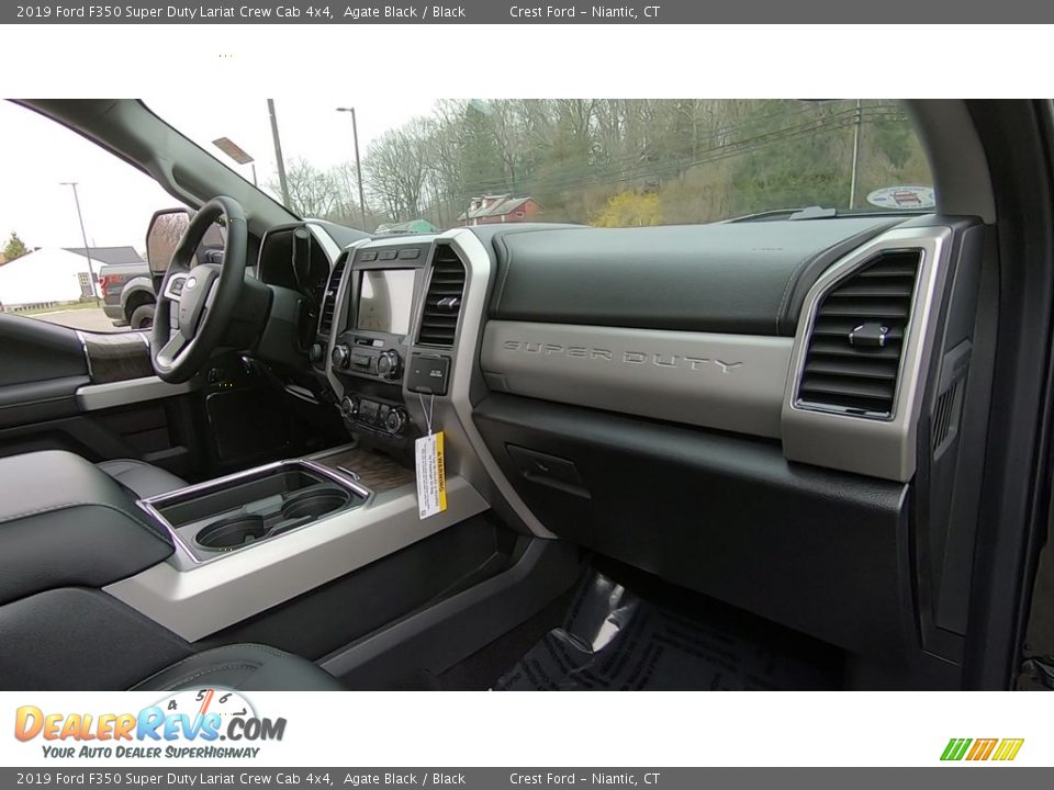 2019 Ford F350 Super Duty Lariat Crew Cab 4x4 Agate Black / Black Photo #25