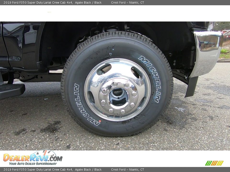 2019 Ford F350 Super Duty Lariat Crew Cab 4x4 Agate Black / Black Photo #27