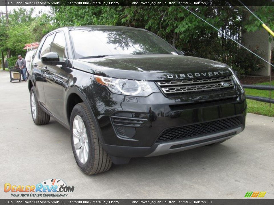 2019 Land Rover Discovery Sport SE Santorini Black Metallic / Ebony Photo #2