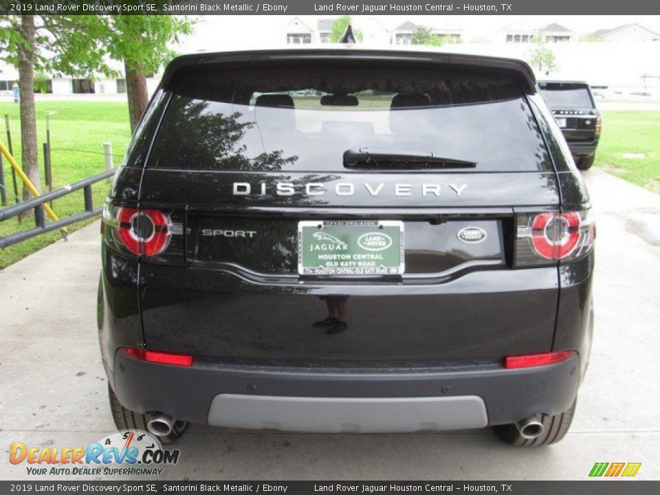 2019 Land Rover Discovery Sport SE Santorini Black Metallic / Ebony Photo #8