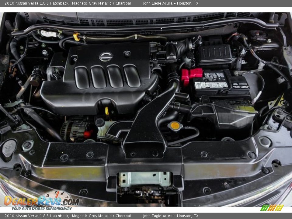 2010 Nissan Versa 1.8 S Hatchback Magnetic Gray Metallic / Charcoal Photo #26