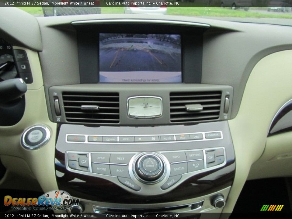 2012 Infiniti M 37 Sedan Moonlight White / Wheat Photo #15