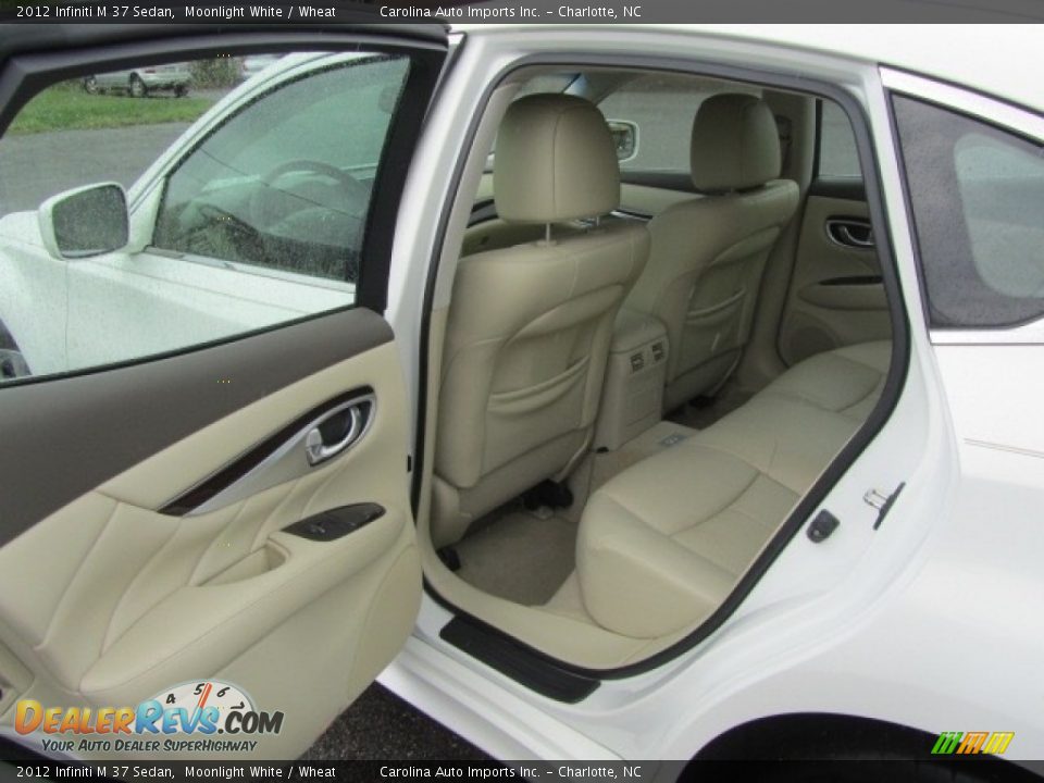 2012 Infiniti M 37 Sedan Moonlight White / Wheat Photo #20