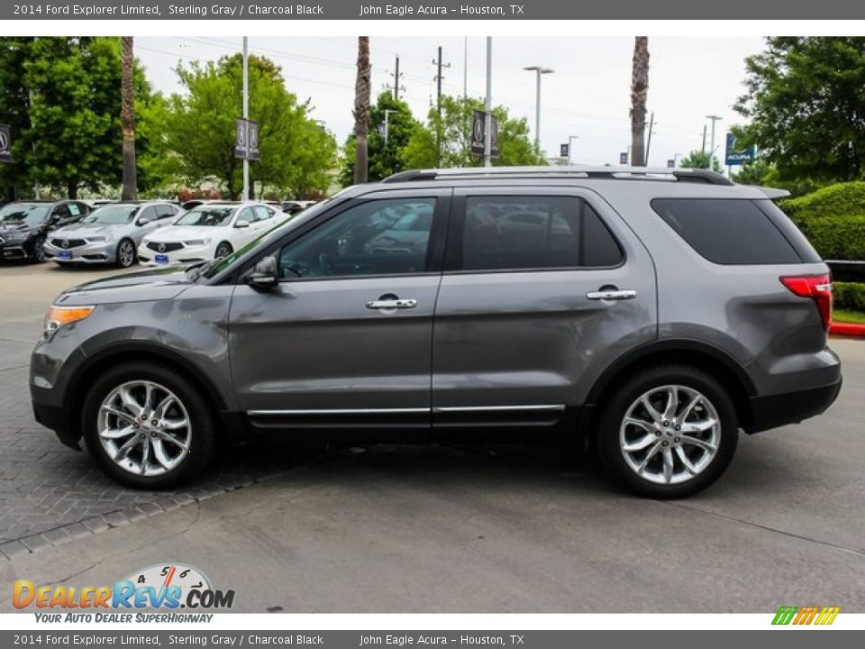 2014 Ford Explorer Limited Sterling Gray / Charcoal Black Photo #4