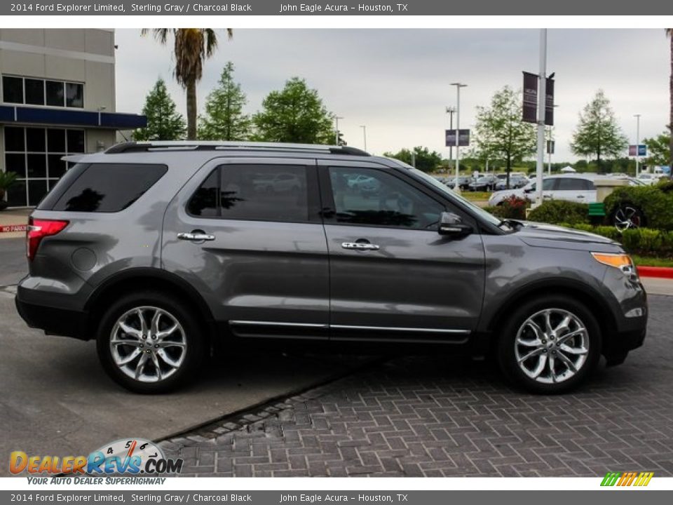 2014 Ford Explorer Limited Sterling Gray / Charcoal Black Photo #8