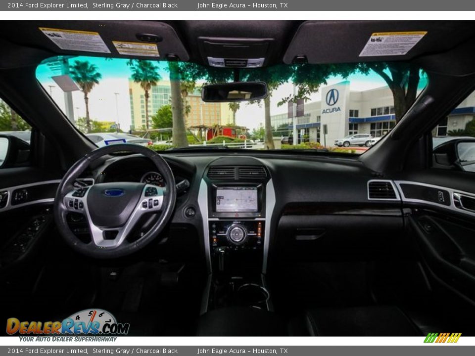 2014 Ford Explorer Limited Sterling Gray / Charcoal Black Photo #9