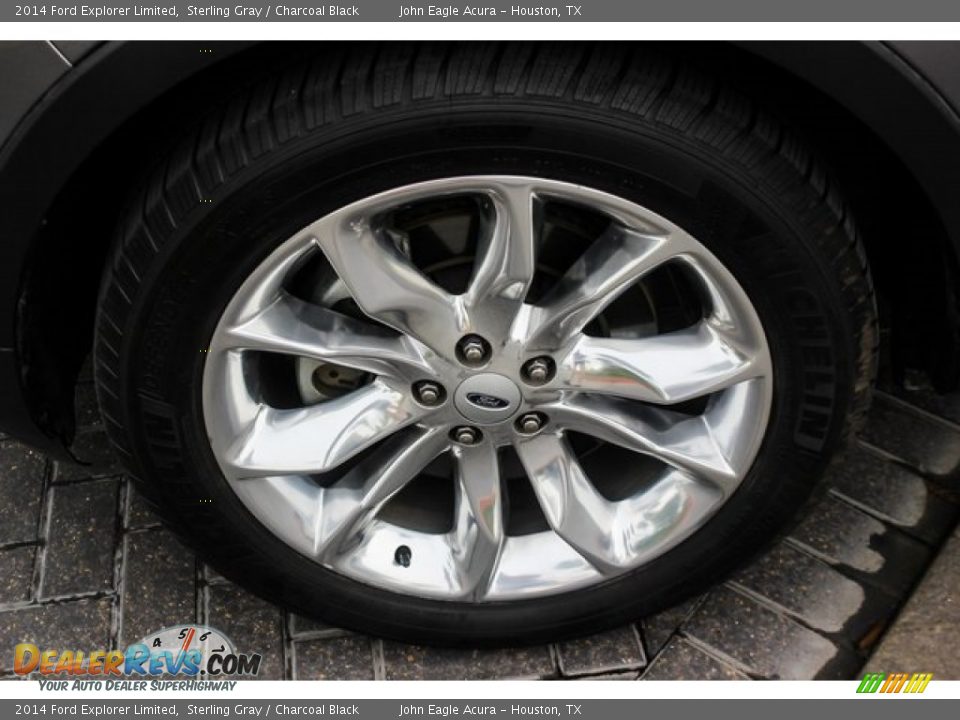 2014 Ford Explorer Limited Sterling Gray / Charcoal Black Photo #13