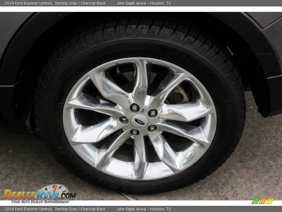 2014 Ford Explorer Limited Sterling Gray / Charcoal Black Photo #14