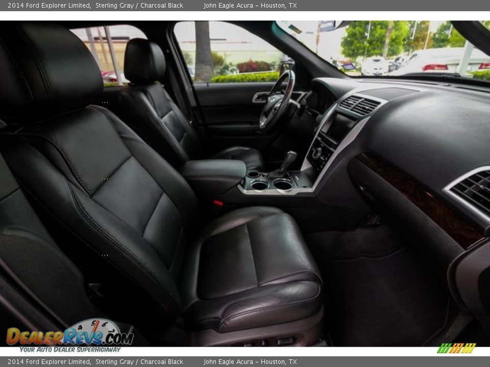 2014 Ford Explorer Limited Sterling Gray / Charcoal Black Photo #27