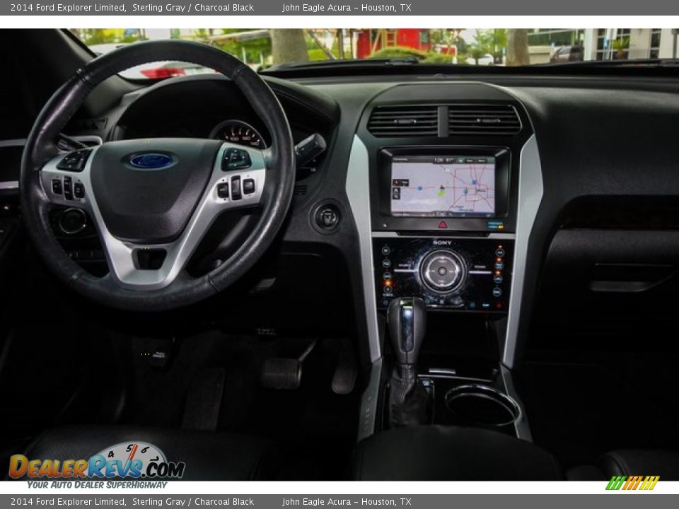 2014 Ford Explorer Limited Sterling Gray / Charcoal Black Photo #28