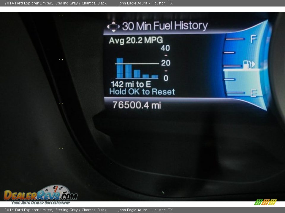 2014 Ford Explorer Limited Sterling Gray / Charcoal Black Photo #36