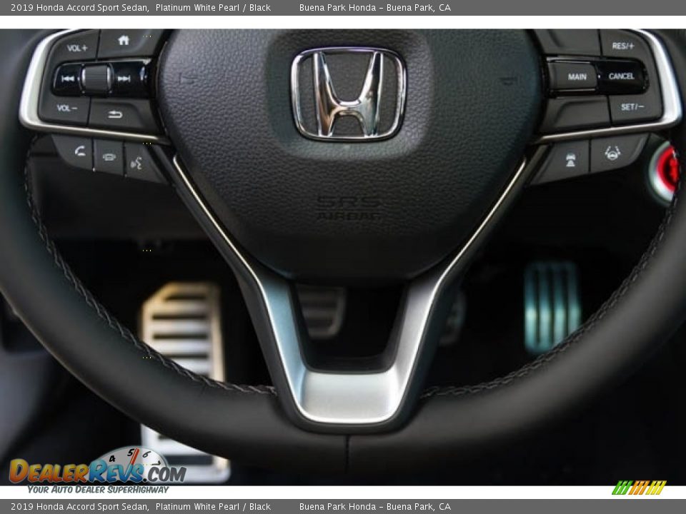 2019 Honda Accord Sport Sedan Steering Wheel Photo #18