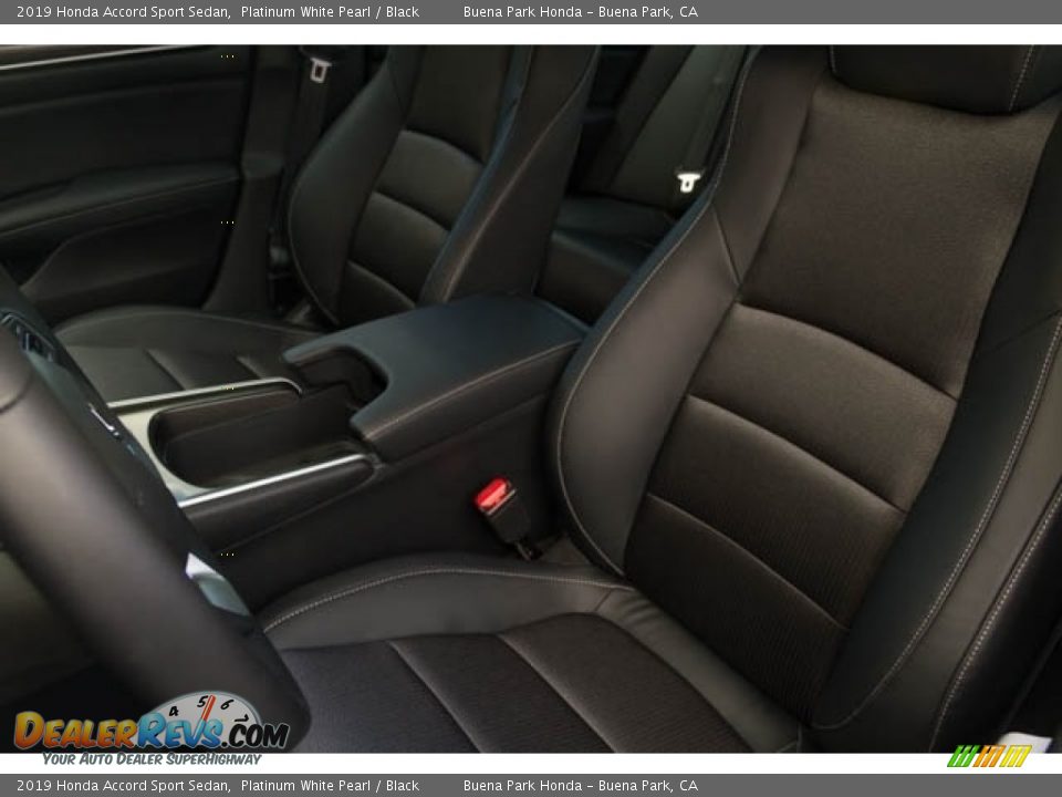 2019 Honda Accord Sport Sedan Platinum White Pearl / Black Photo #19