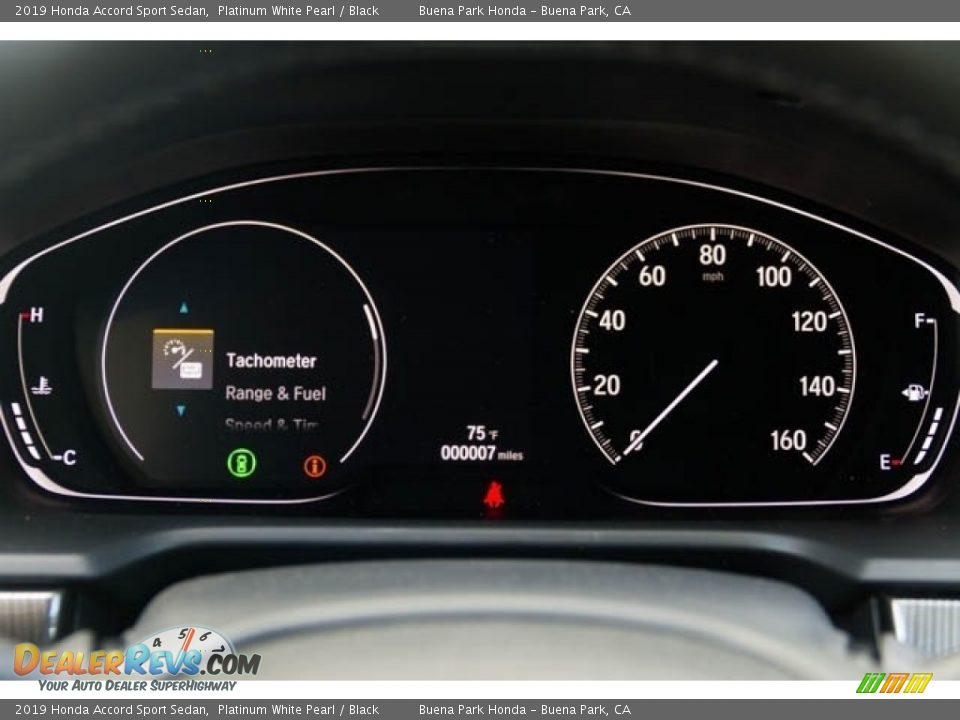 2019 Honda Accord Sport Sedan Gauges Photo #24