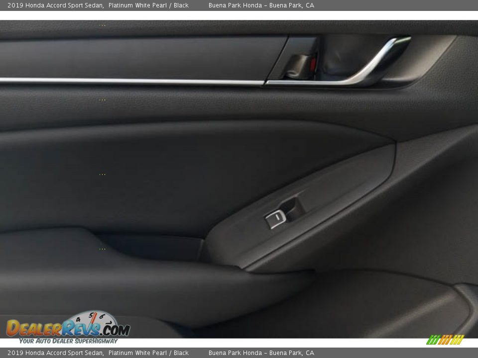 2019 Honda Accord Sport Sedan Platinum White Pearl / Black Photo #29