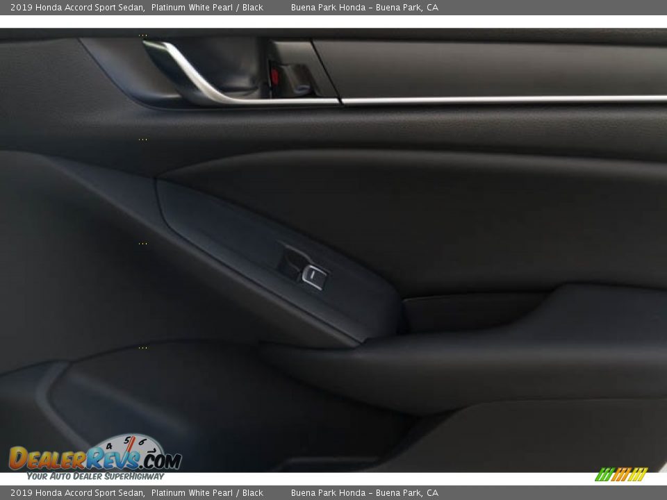 2019 Honda Accord Sport Sedan Platinum White Pearl / Black Photo #31