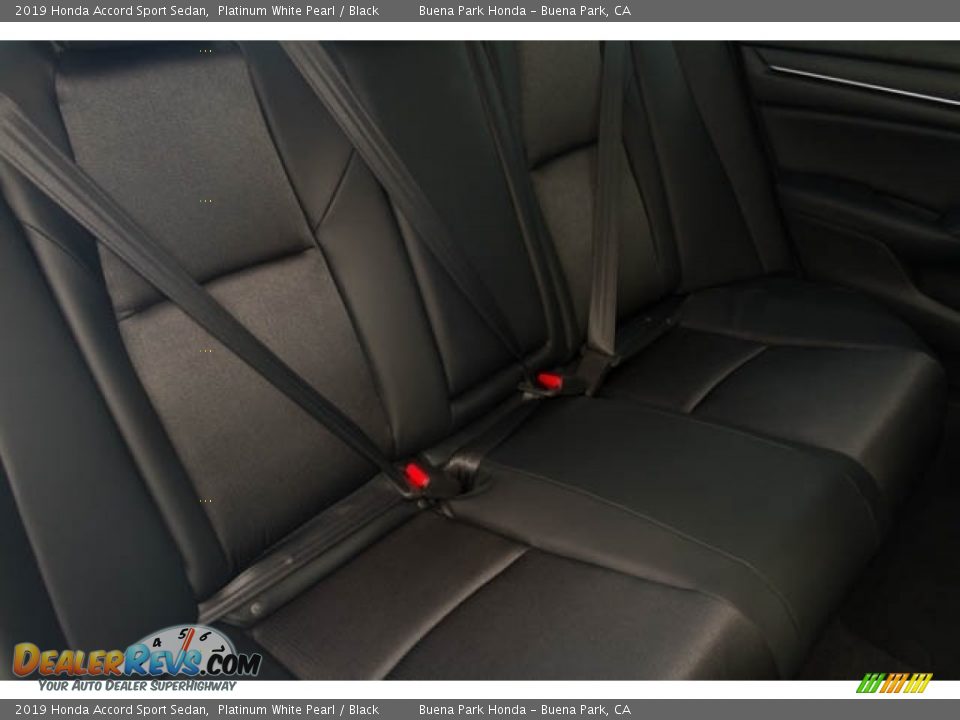 2019 Honda Accord Sport Sedan Platinum White Pearl / Black Photo #33