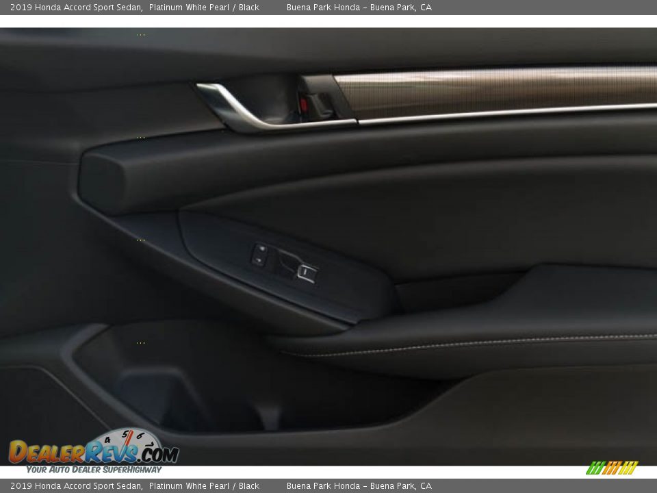 2019 Honda Accord Sport Sedan Platinum White Pearl / Black Photo #34