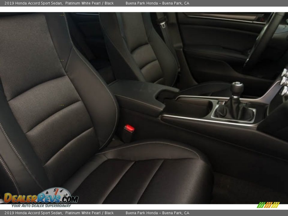 2019 Honda Accord Sport Sedan Platinum White Pearl / Black Photo #36