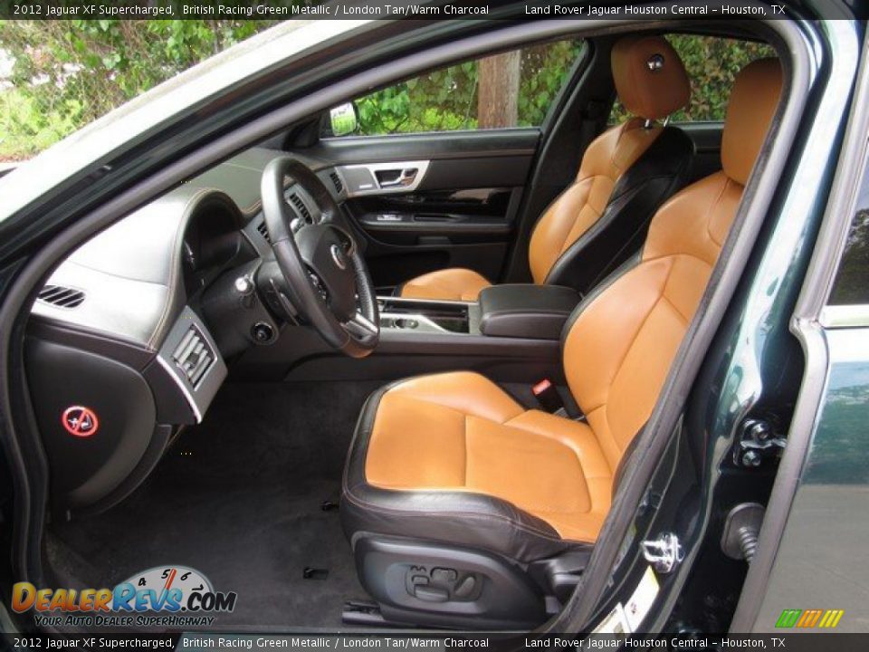 Front Seat of 2012 Jaguar XF Supercharged Photo #11