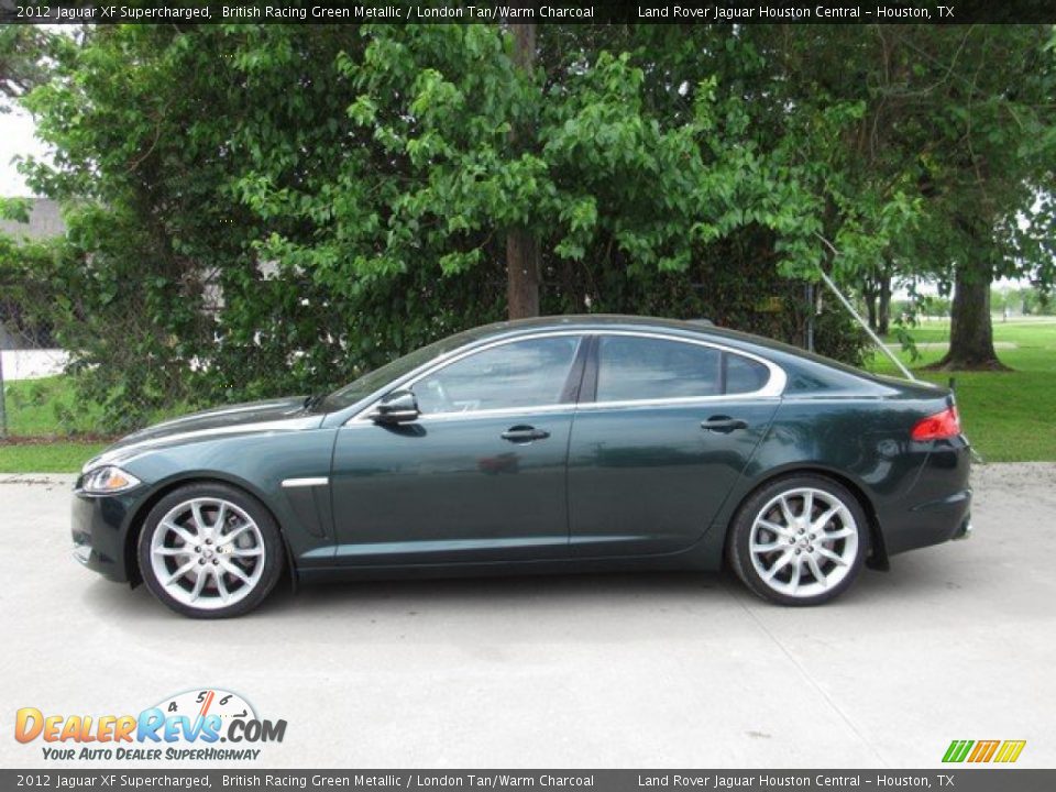 British Racing Green Metallic 2012 Jaguar XF Supercharged Photo #14