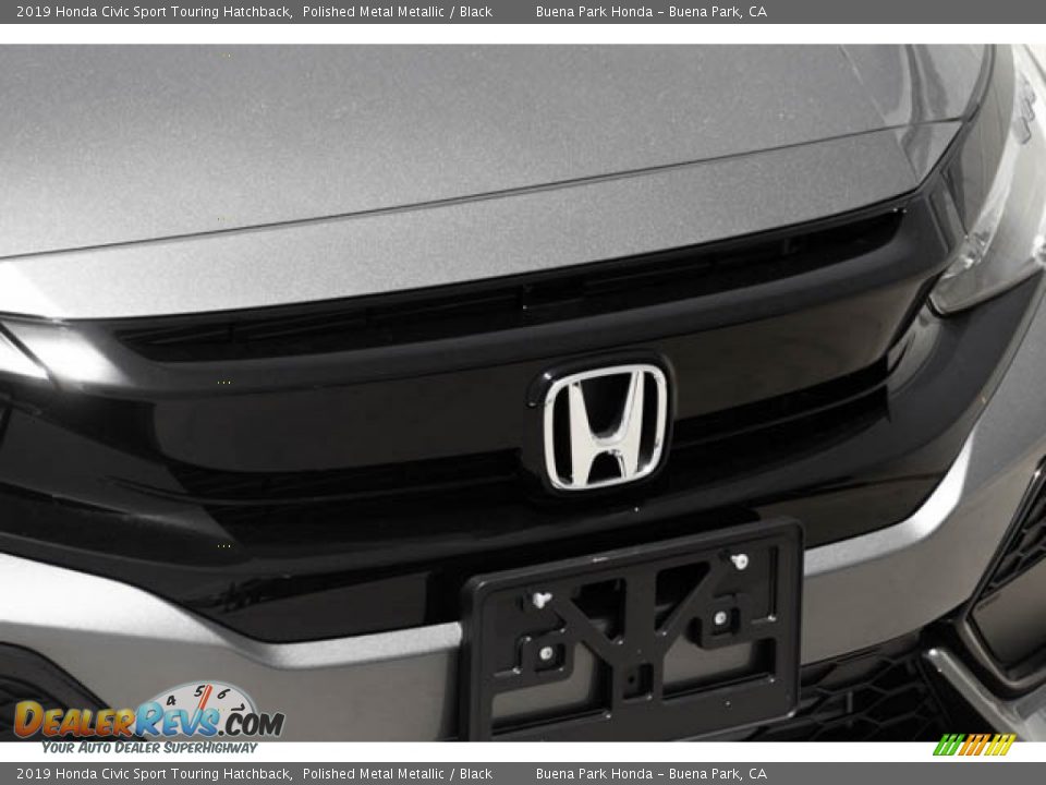 2019 Honda Civic Sport Touring Hatchback Polished Metal Metallic / Black Photo #4