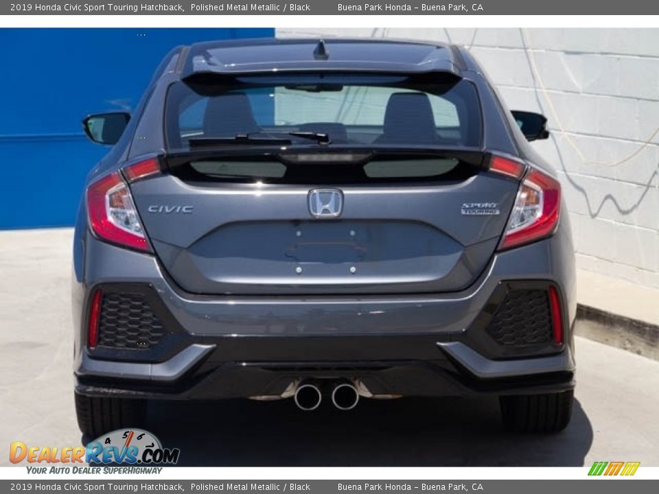 2019 Honda Civic Sport Touring Hatchback Polished Metal Metallic / Black Photo #6
