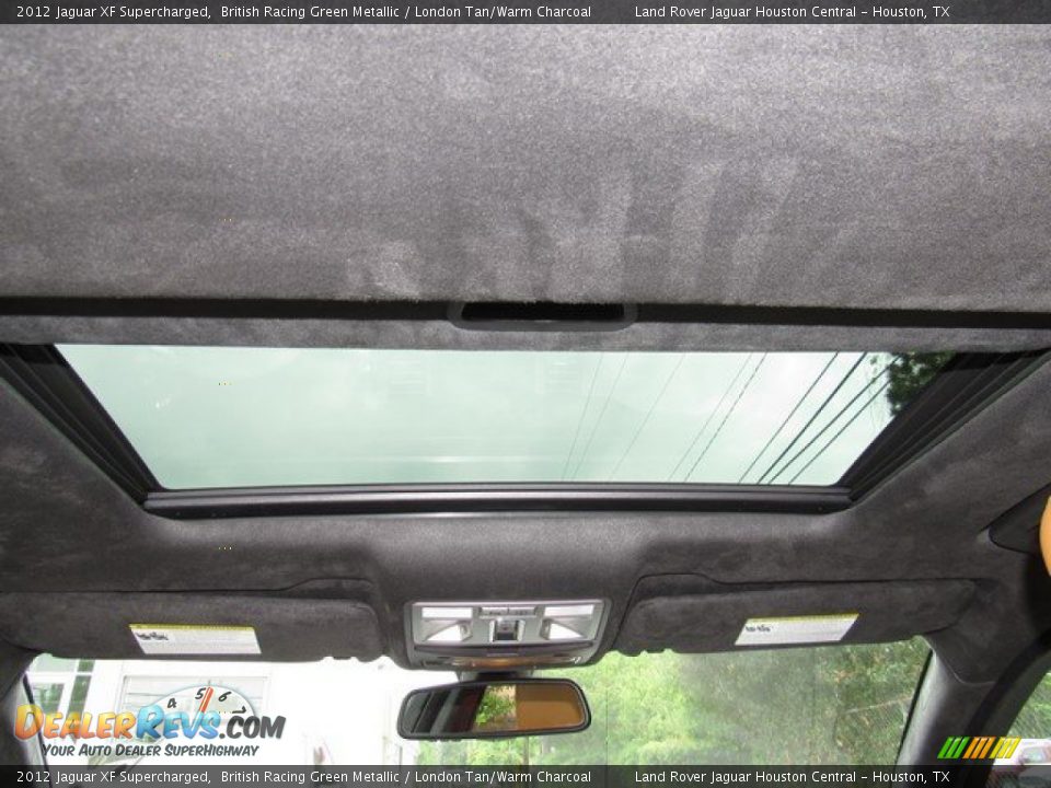 2012 Jaguar XF Supercharged British Racing Green Metallic / London Tan/Warm Charcoal Photo #18