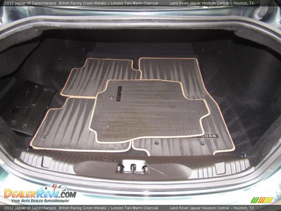 2012 Jaguar XF Supercharged British Racing Green Metallic / London Tan/Warm Charcoal Photo #19