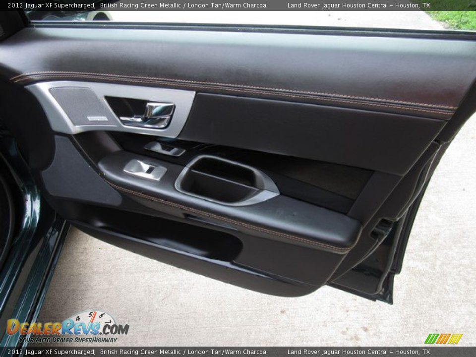 2012 Jaguar XF Supercharged British Racing Green Metallic / London Tan/Warm Charcoal Photo #21