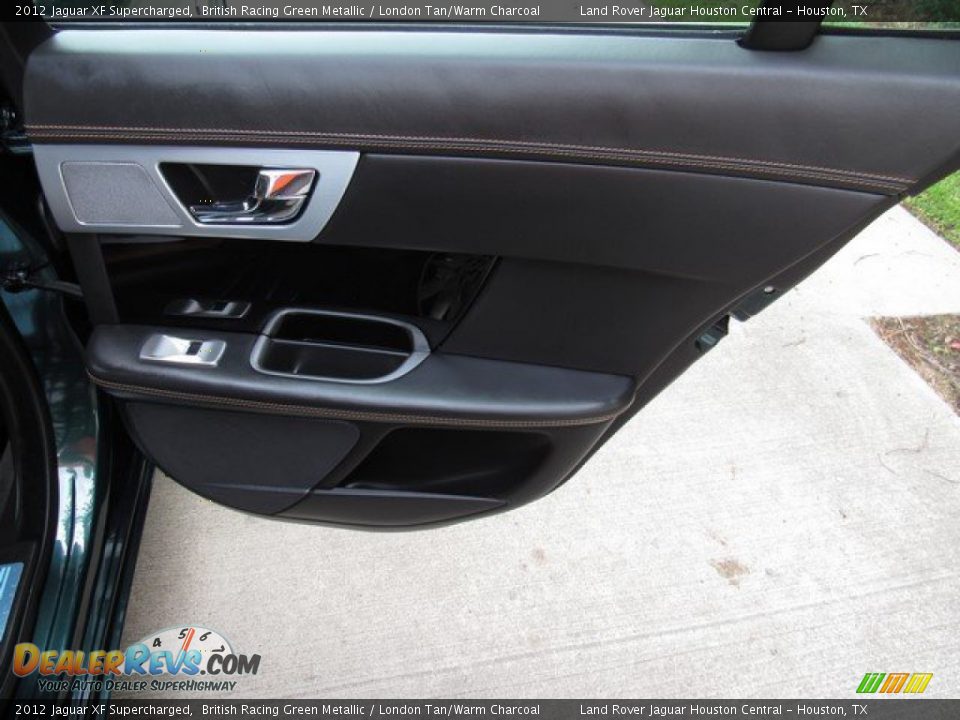 2012 Jaguar XF Supercharged British Racing Green Metallic / London Tan/Warm Charcoal Photo #22