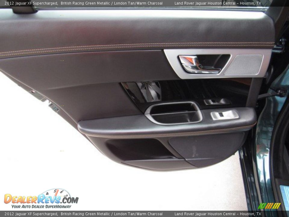 2012 Jaguar XF Supercharged British Racing Green Metallic / London Tan/Warm Charcoal Photo #23