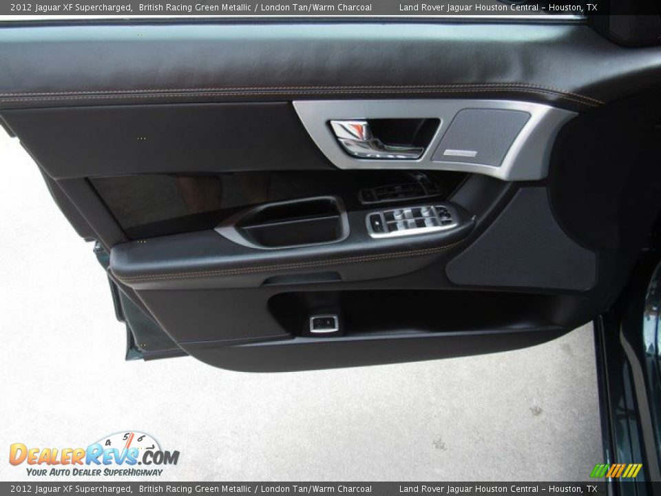 2012 Jaguar XF Supercharged British Racing Green Metallic / London Tan/Warm Charcoal Photo #24