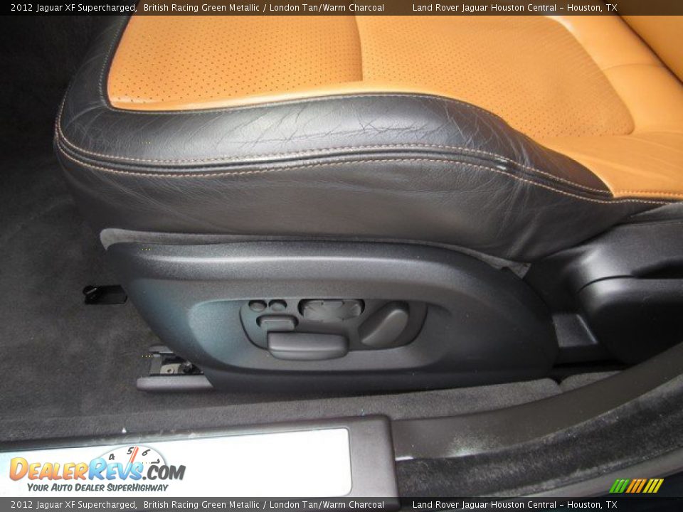 2012 Jaguar XF Supercharged British Racing Green Metallic / London Tan/Warm Charcoal Photo #26