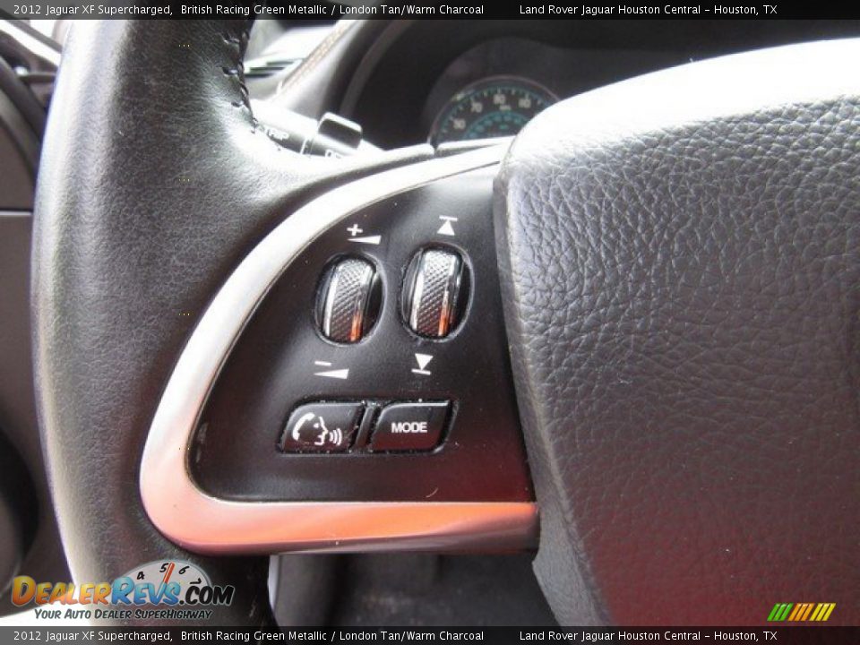 2012 Jaguar XF Supercharged British Racing Green Metallic / London Tan/Warm Charcoal Photo #28